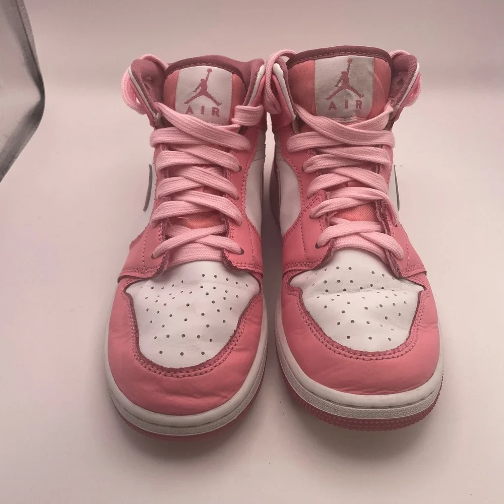Nike Air Jordan 1 Mid Valentines Day 2023 Pink White DQ8423-616 6Y 7.5W